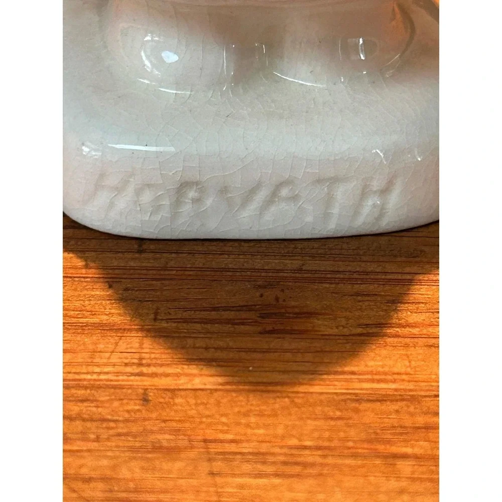 Vintage Horvath Eskimo Inuit Salt and Pepper Shakers Oil City Pa Souvenir White